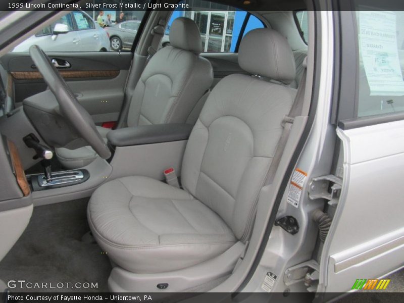 Silver Frost Metallic / Light Graphite 1999 Lincoln Continental