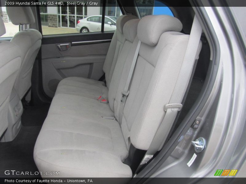 Steel Gray / Gray 2009 Hyundai Santa Fe GLS 4WD