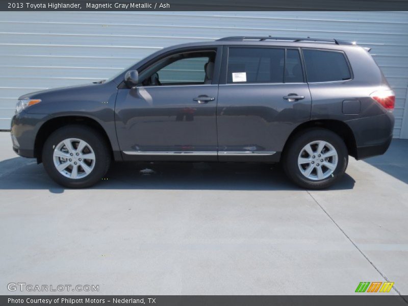 Magnetic Gray Metallic / Ash 2013 Toyota Highlander