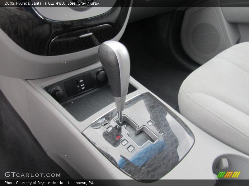 Steel Gray / Gray 2009 Hyundai Santa Fe GLS 4WD
