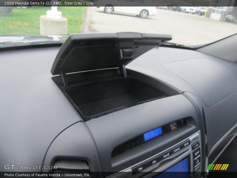Steel Gray / Gray 2009 Hyundai Santa Fe GLS 4WD