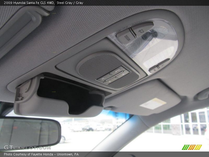 Steel Gray / Gray 2009 Hyundai Santa Fe GLS 4WD