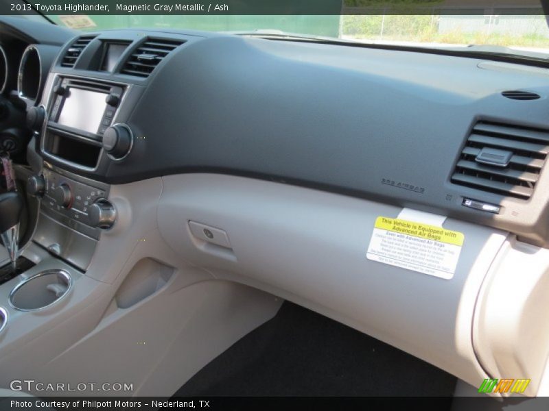 Magnetic Gray Metallic / Ash 2013 Toyota Highlander