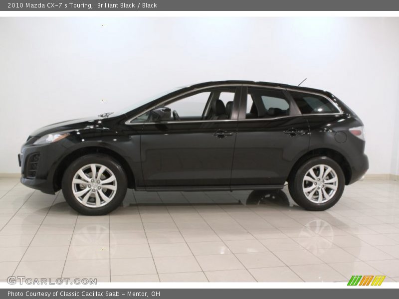 Brilliant Black / Black 2010 Mazda CX-7 s Touring