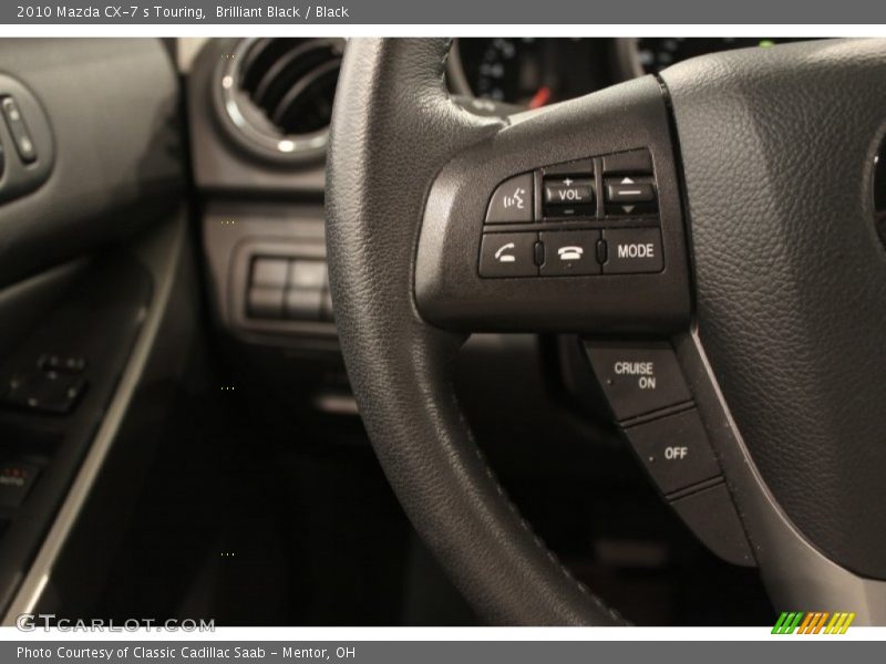 Brilliant Black / Black 2010 Mazda CX-7 s Touring
