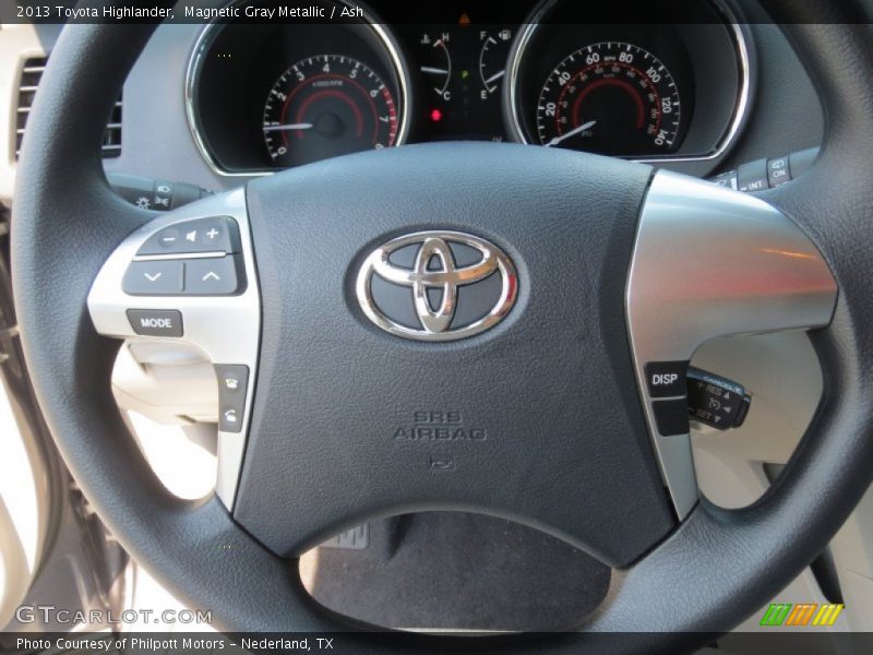 Magnetic Gray Metallic / Ash 2013 Toyota Highlander