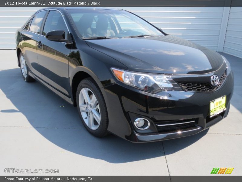 Attitude Black Metallic / Black 2012 Toyota Camry SE