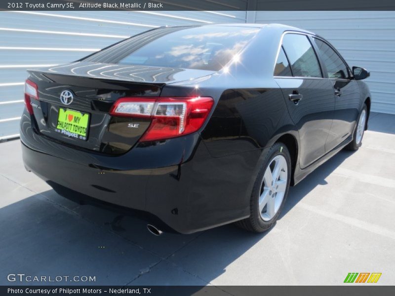 Attitude Black Metallic / Black 2012 Toyota Camry SE