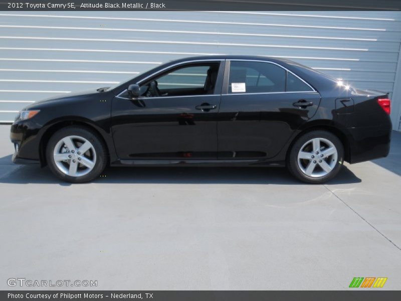 Attitude Black Metallic / Black 2012 Toyota Camry SE