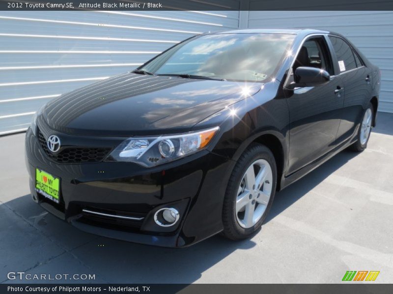 Attitude Black Metallic / Black 2012 Toyota Camry SE
