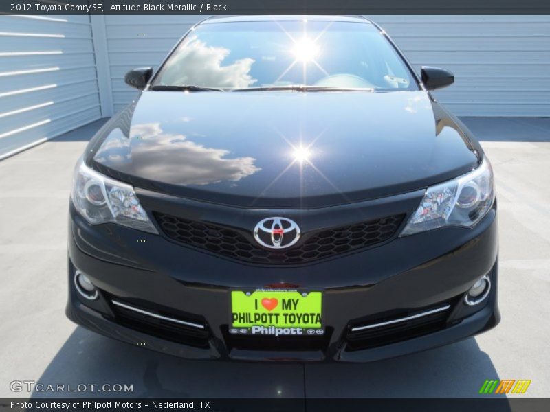 Attitude Black Metallic / Black 2012 Toyota Camry SE