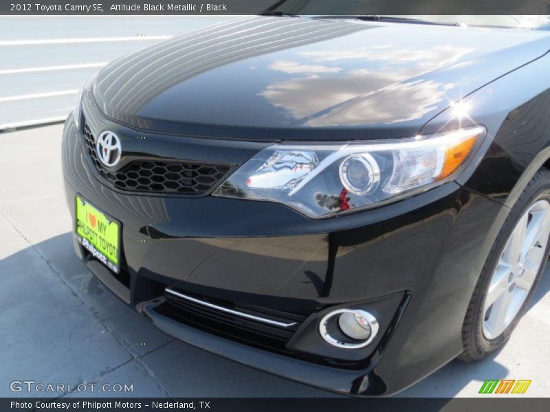 Attitude Black Metallic / Black 2012 Toyota Camry SE