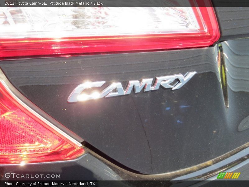 Attitude Black Metallic / Black 2012 Toyota Camry SE