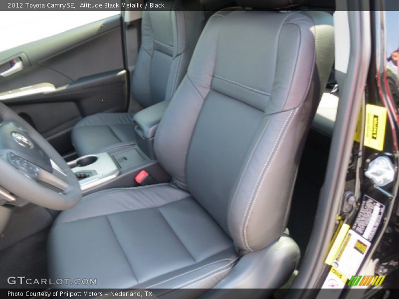Attitude Black Metallic / Black 2012 Toyota Camry SE