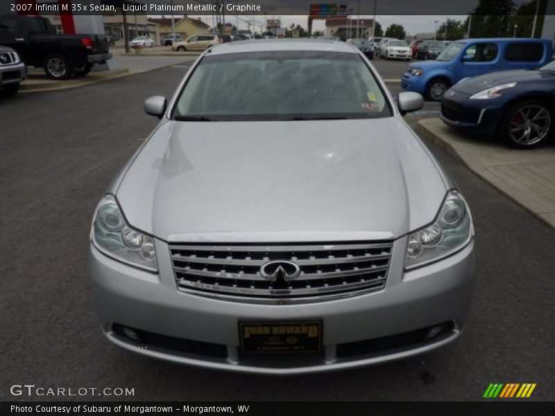Liquid Platinum Metallic / Graphite 2007 Infiniti M 35x Sedan