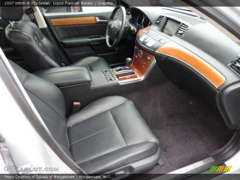 Liquid Platinum Metallic / Graphite 2007 Infiniti M 35x Sedan