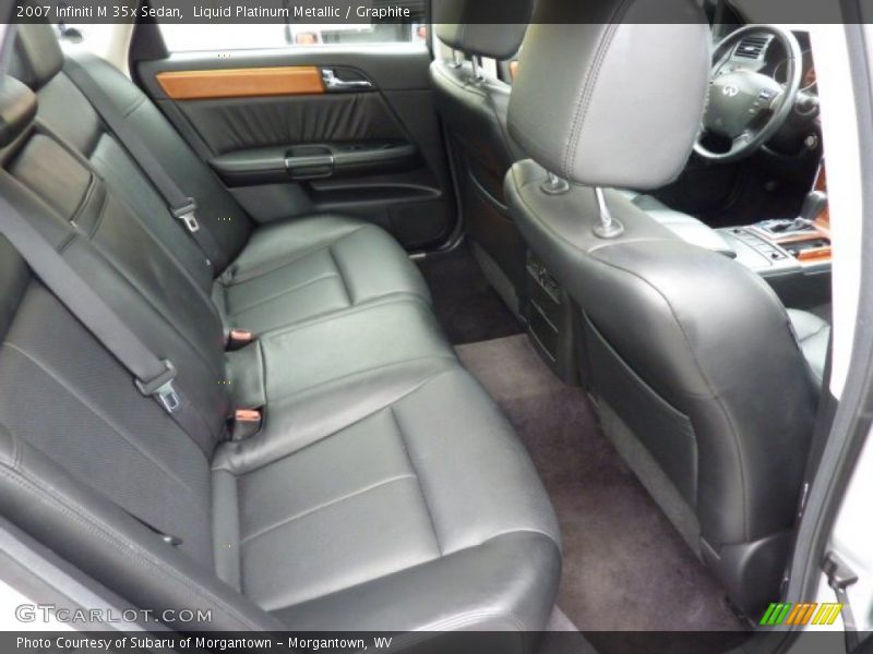 Liquid Platinum Metallic / Graphite 2007 Infiniti M 35x Sedan