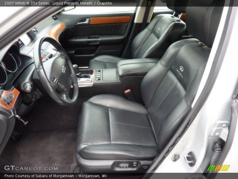 Liquid Platinum Metallic / Graphite 2007 Infiniti M 35x Sedan