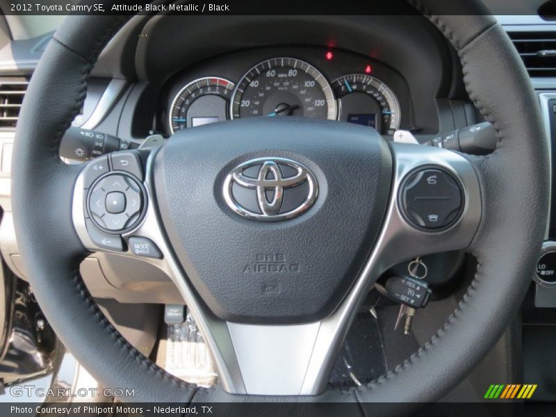 Attitude Black Metallic / Black 2012 Toyota Camry SE
