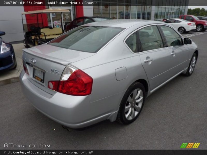 Liquid Platinum Metallic / Graphite 2007 Infiniti M 35x Sedan
