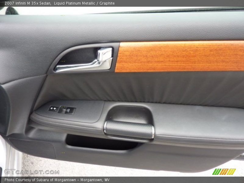 Liquid Platinum Metallic / Graphite 2007 Infiniti M 35x Sedan