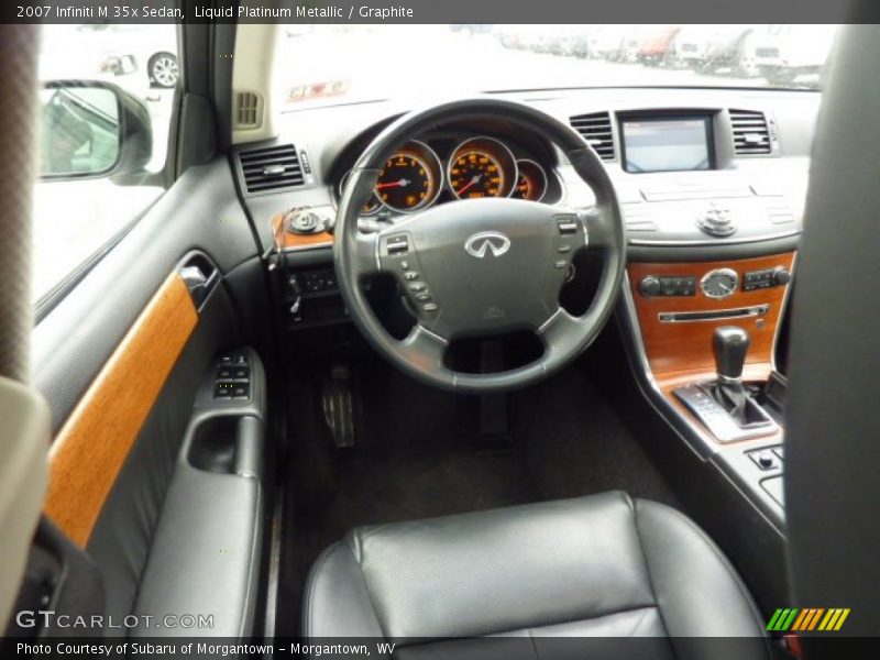 Liquid Platinum Metallic / Graphite 2007 Infiniti M 35x Sedan