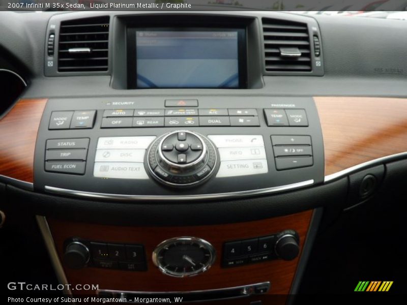 Liquid Platinum Metallic / Graphite 2007 Infiniti M 35x Sedan