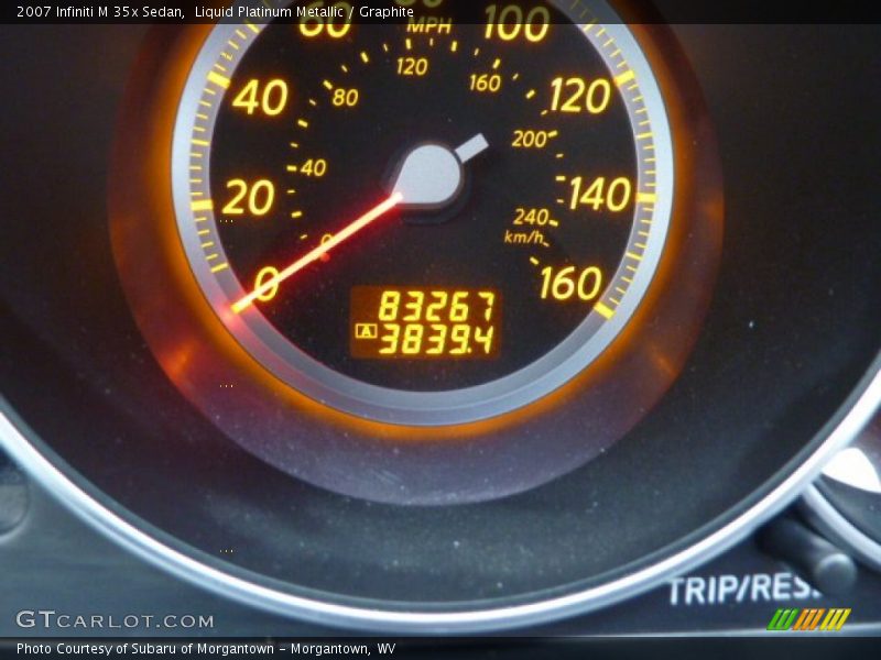 Liquid Platinum Metallic / Graphite 2007 Infiniti M 35x Sedan