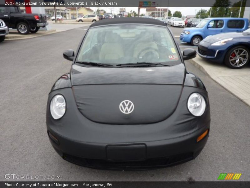 Black / Cream 2007 Volkswagen New Beetle 2.5 Convertible