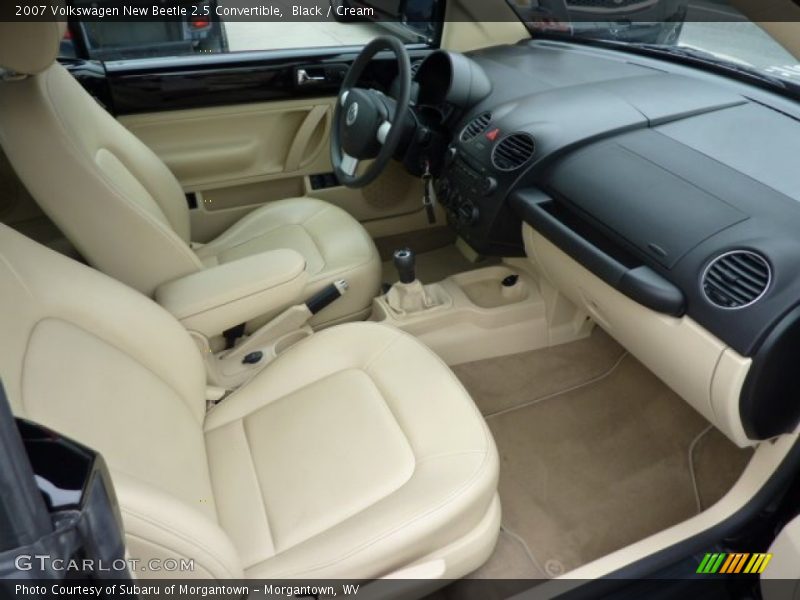 Black / Cream 2007 Volkswagen New Beetle 2.5 Convertible