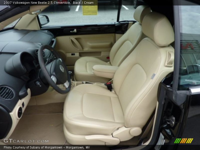 Black / Cream 2007 Volkswagen New Beetle 2.5 Convertible