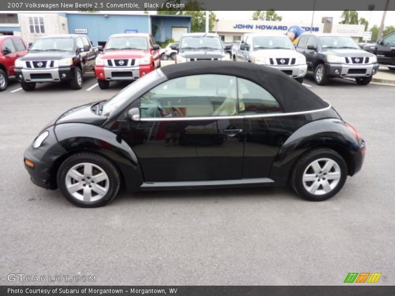 Black / Cream 2007 Volkswagen New Beetle 2.5 Convertible