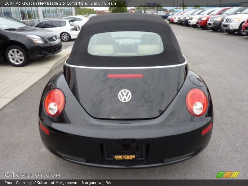 Black / Cream 2007 Volkswagen New Beetle 2.5 Convertible