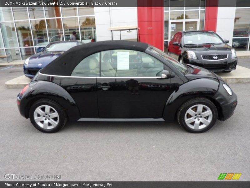 Black / Cream 2007 Volkswagen New Beetle 2.5 Convertible