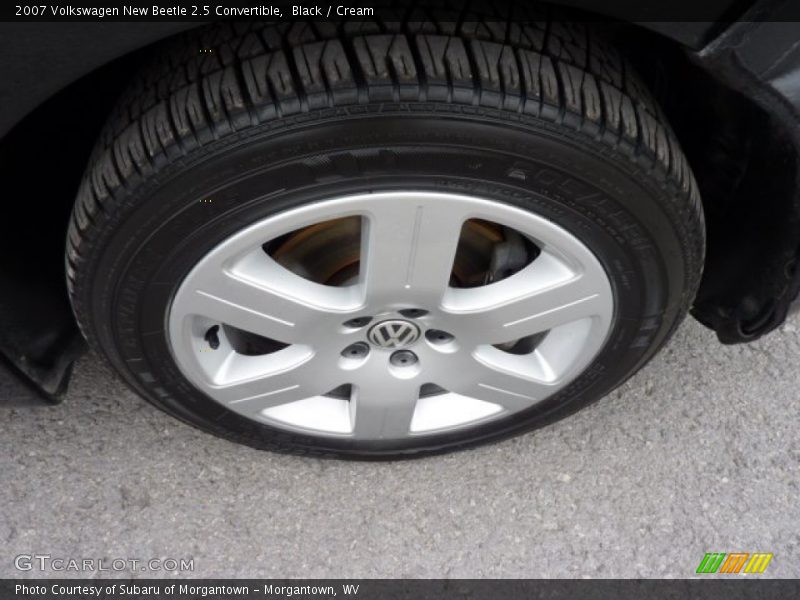 Black / Cream 2007 Volkswagen New Beetle 2.5 Convertible