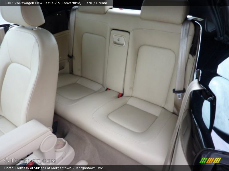 Black / Cream 2007 Volkswagen New Beetle 2.5 Convertible