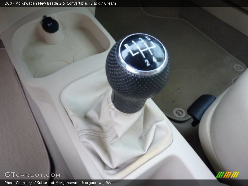 Black / Cream 2007 Volkswagen New Beetle 2.5 Convertible