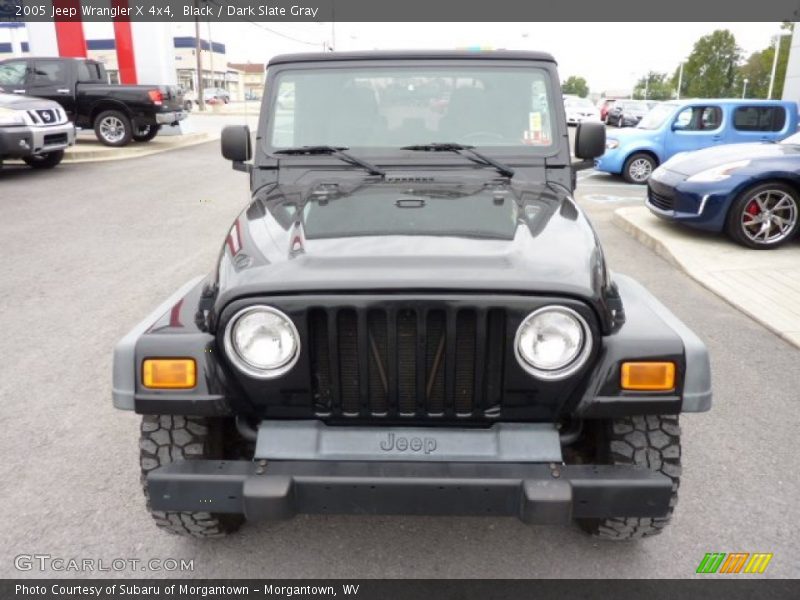 Black / Dark Slate Gray 2005 Jeep Wrangler X 4x4