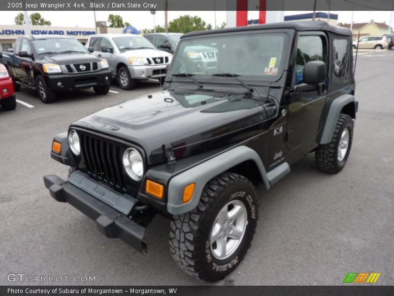 Black / Dark Slate Gray 2005 Jeep Wrangler X 4x4