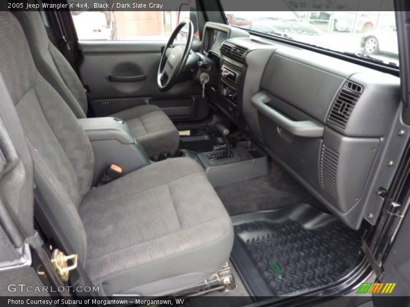 Black / Dark Slate Gray 2005 Jeep Wrangler X 4x4