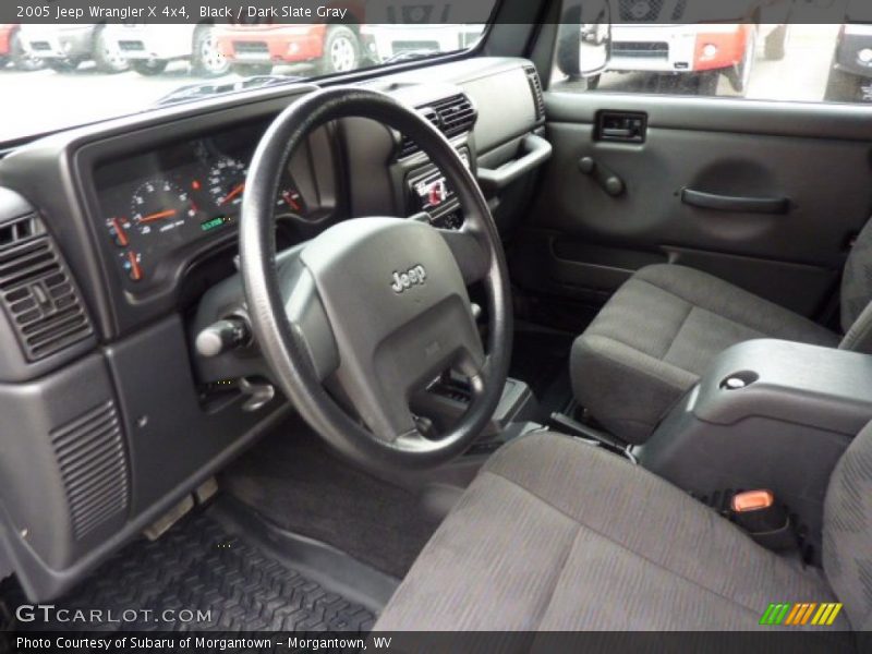 Black / Dark Slate Gray 2005 Jeep Wrangler X 4x4