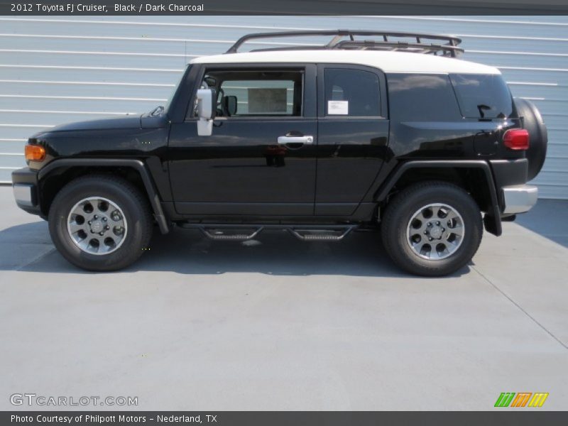 Black / Dark Charcoal 2012 Toyota FJ Cruiser