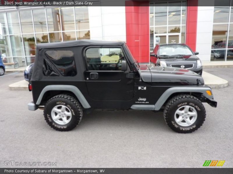 Black / Dark Slate Gray 2005 Jeep Wrangler X 4x4