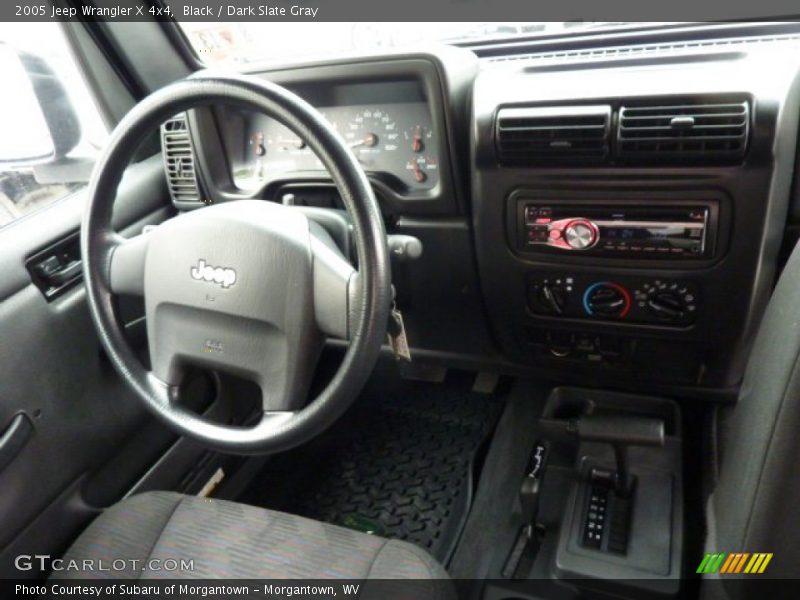 Black / Dark Slate Gray 2005 Jeep Wrangler X 4x4