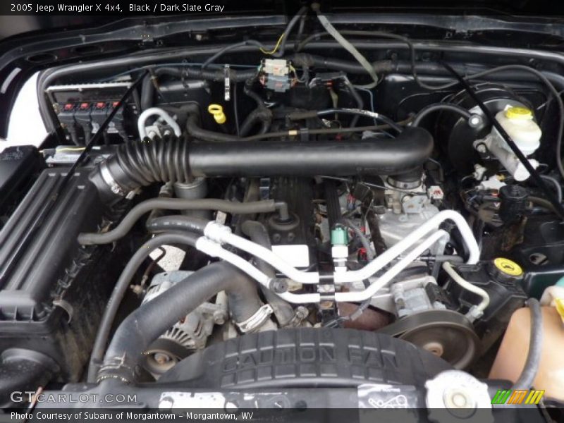 Black / Dark Slate Gray 2005 Jeep Wrangler X 4x4