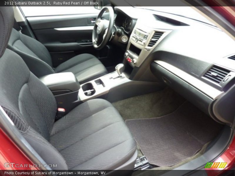 Ruby Red Pearl / Off Black 2012 Subaru Outback 2.5i