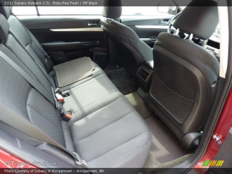 Ruby Red Pearl / Off Black 2012 Subaru Outback 2.5i