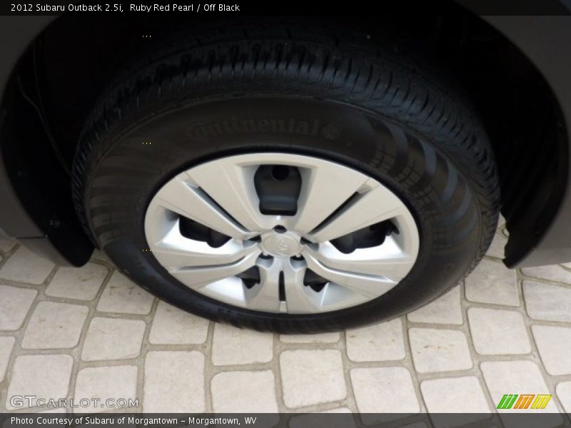 Ruby Red Pearl / Off Black 2012 Subaru Outback 2.5i