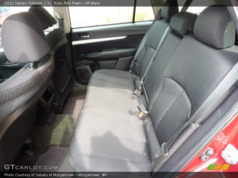 Ruby Red Pearl / Off Black 2012 Subaru Outback 2.5i
