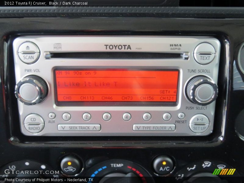 Audio System of 2012 FJ Cruiser 